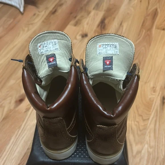 Timberland Brown Leather Limited Edition Wingtip Boots